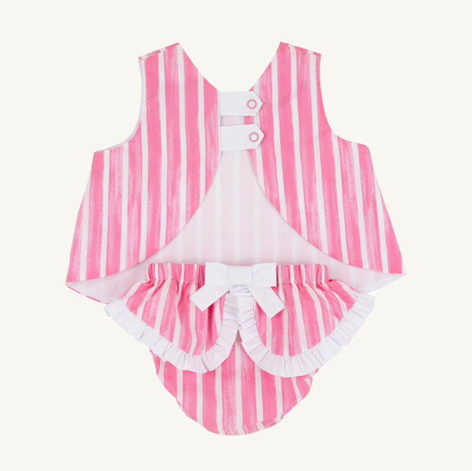 Beaufort Bonnet Mary Todd Tab Set, Sea Wall Stripe