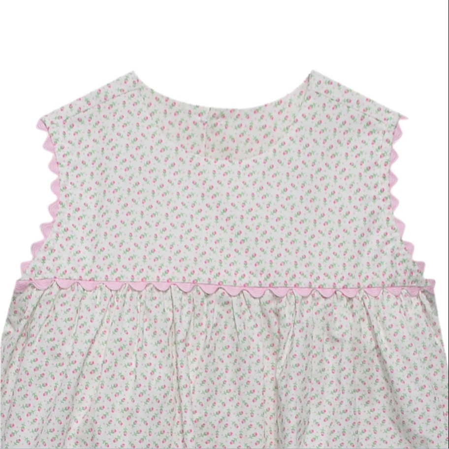 Baby Sen Pink Flower Kyle Bloomer Set, Sweet on Summer