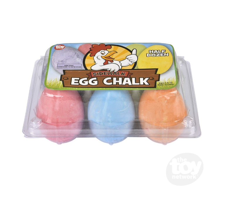 Toy Network 2.5" Egg Sidewalk Chalk