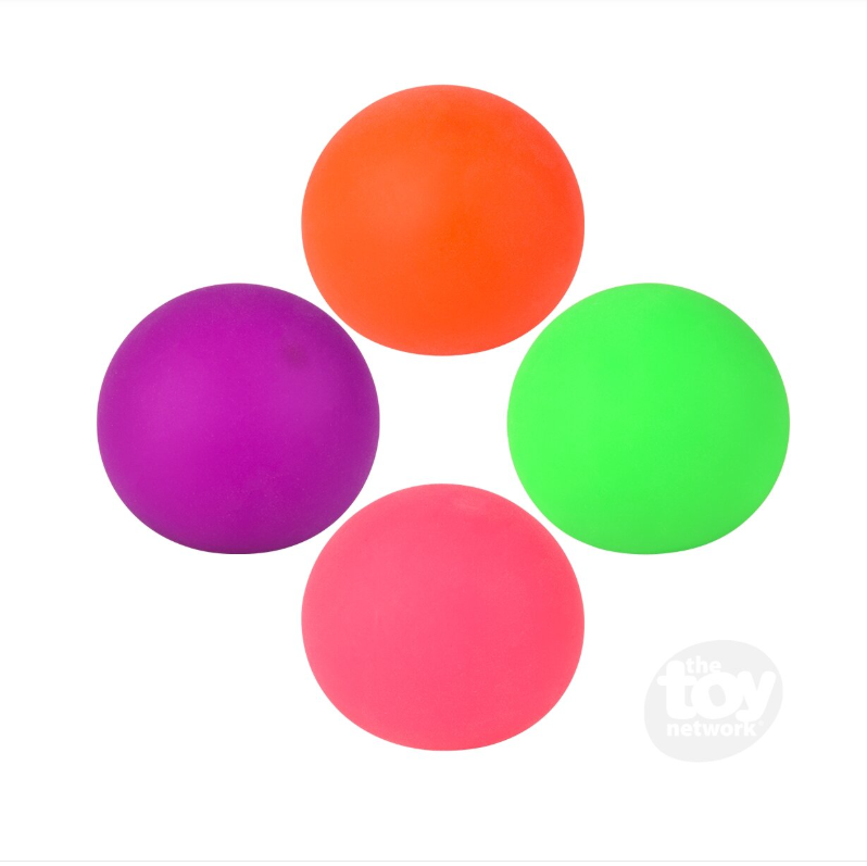 Toy Network 2.5" Marshmallow Neon Squishy Ball