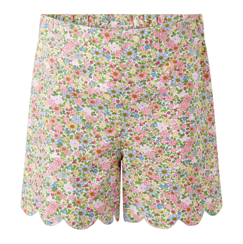 Rachel Riley Floral Scalloped Set