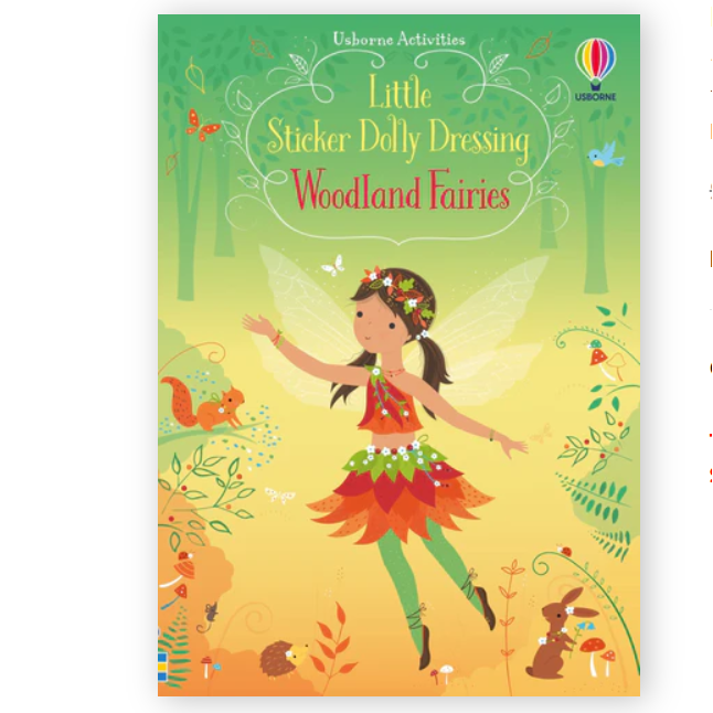 HarperCollins Little Sticker Dolly Dressing Woodland Fairies