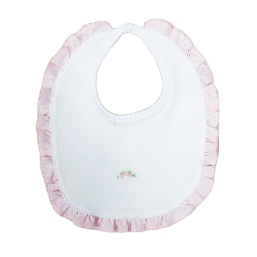 Baby Threads Eden Rosebud Embroidery Bib