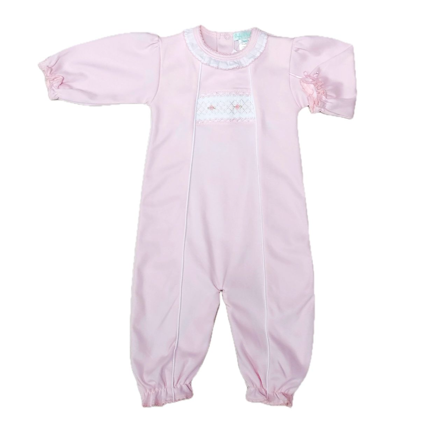 Baby Threads Classic Pink Collection Smocked Converter