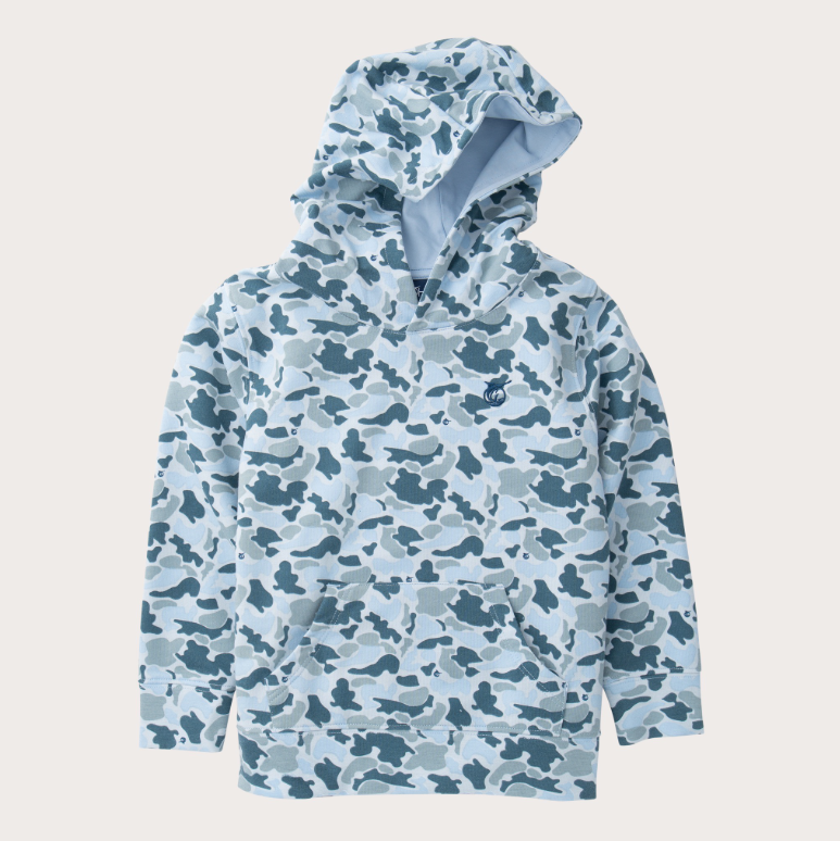 Prodoh Spinnerbait Hooded Sweatshirt, Cool Blues Break Point Camo