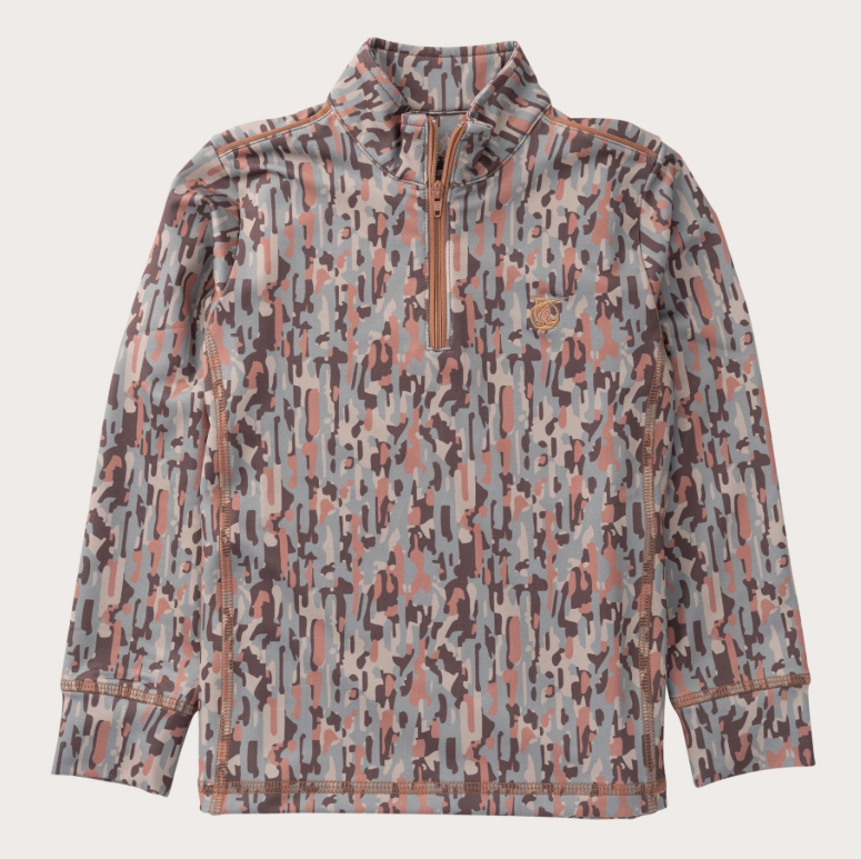 Prodoh PRO Performance 1/4 Zip Pullover, Neutral Stay in the Lines Camo