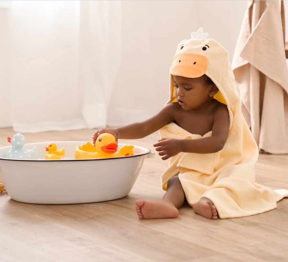 Elegant Baby Rubber Duck Family Bath Set