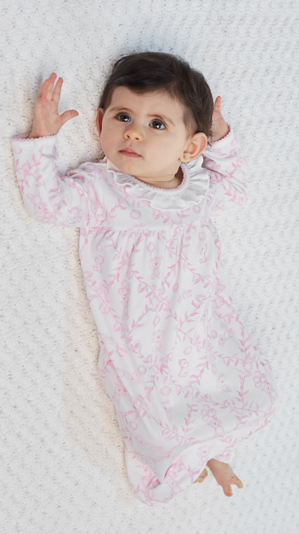 Nella Pima Pink Bears Trellace Gown