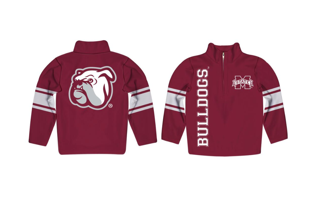 Vive La Fete Fleece Quarter Zip, Mississippi State Bulldogs