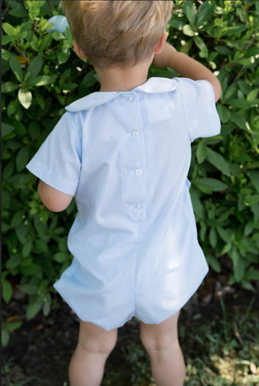 Lullaby Set Andrew Bubble, Baker Blue Minigingham