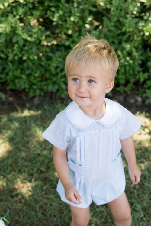 Lullaby Set Andrew Bubble, Baker Blue Minigingham