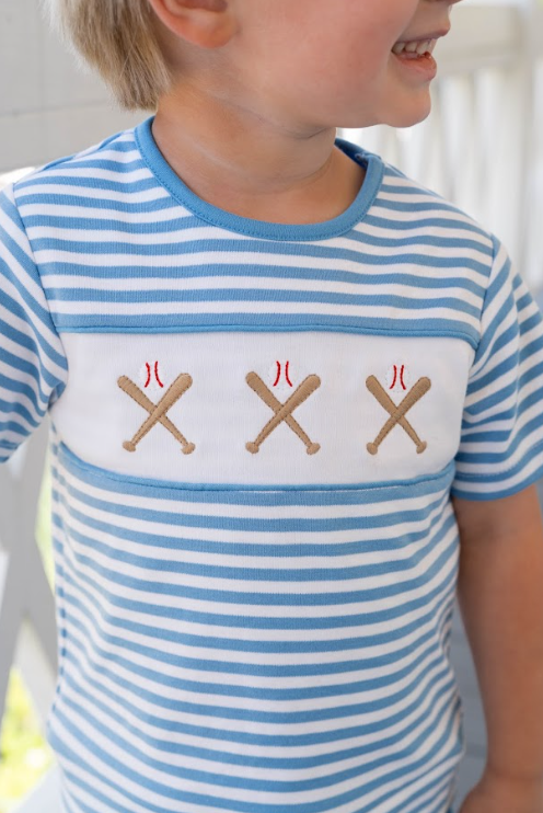 Lullaby Set Bayou Short Set, Baseball