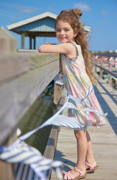 Pink Chicken Kelsey Dress, Fireworks