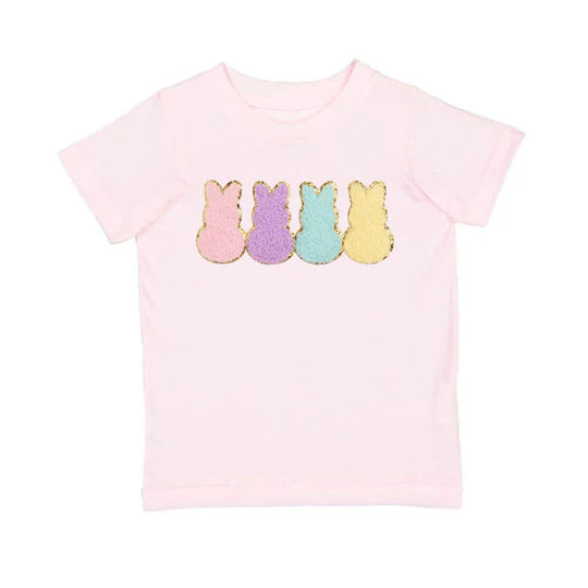 Sweet Wink Easter Peeps Patch Short Sleeve T-Shirt