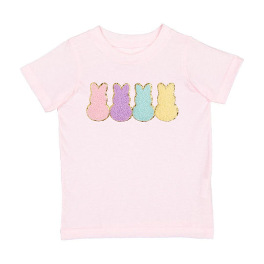 Sweet Wink Easter Peeps Patch T-Shirt, Ballet Pink
