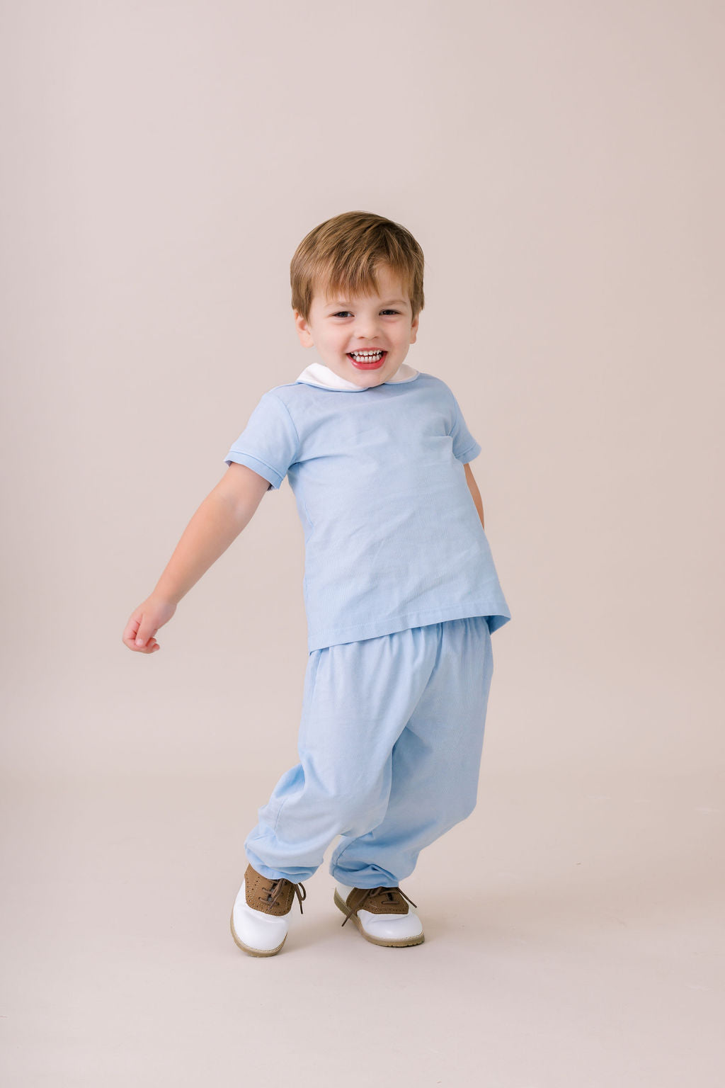 Lullaby Set Sibley Pant Set, Princeton Blue Corduroy