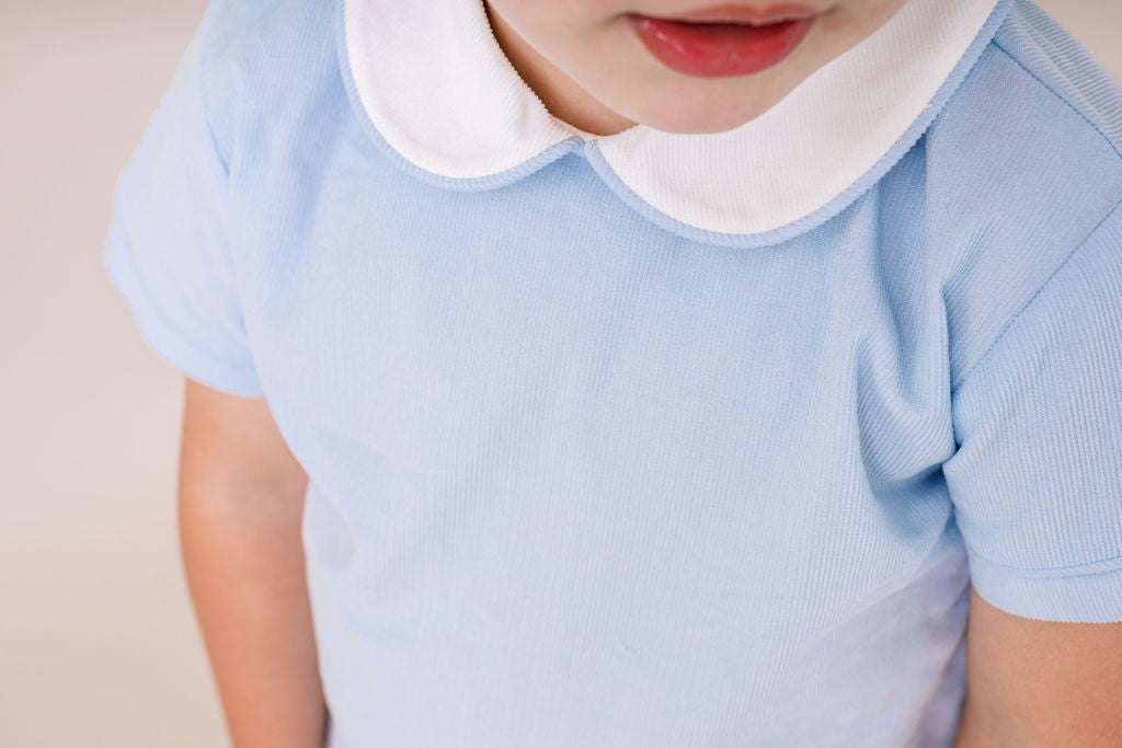 Lullaby Set Sibley Pant Set, Princeton Blue Corduroy