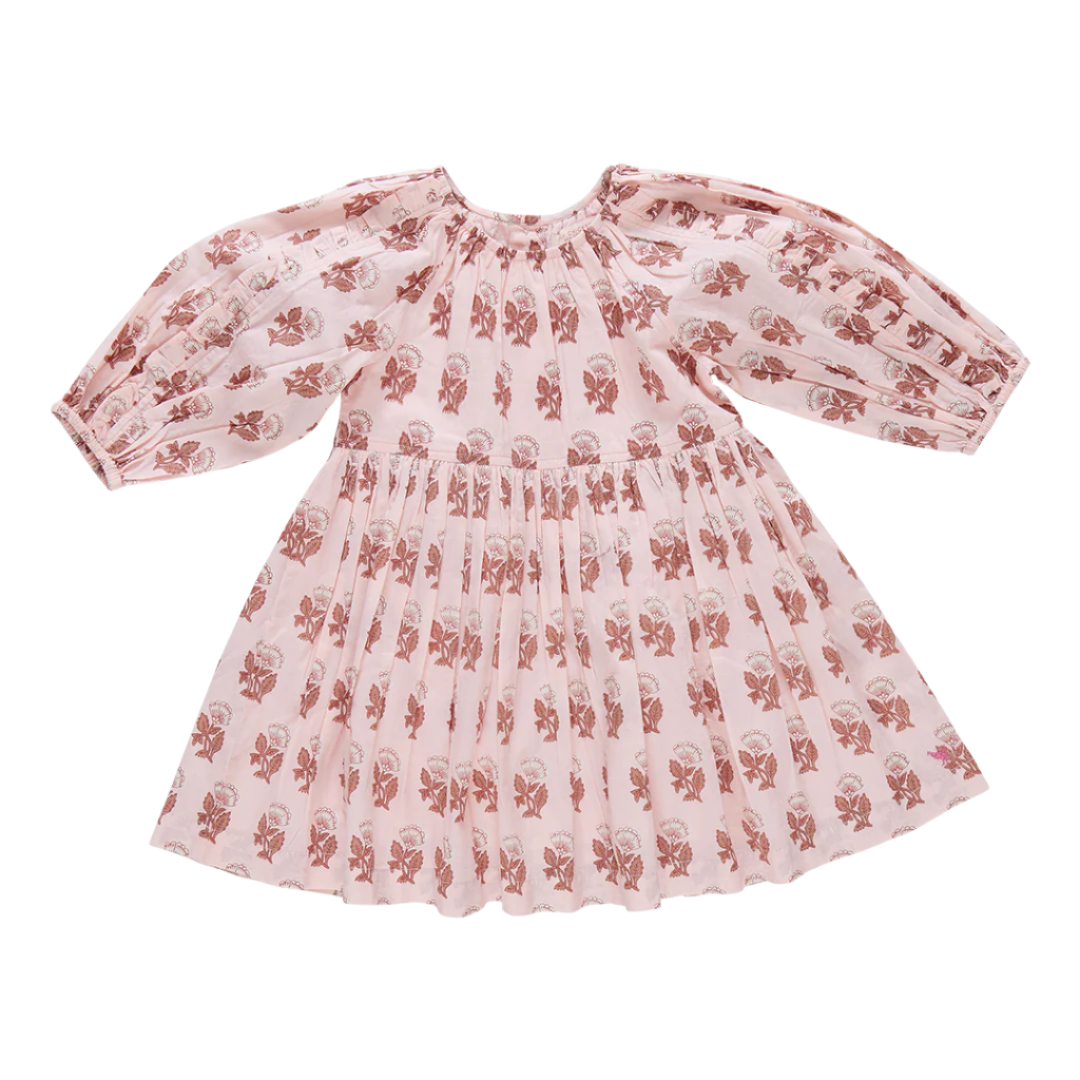 Pink Chicken Katya Dress, Pink Flower Drop