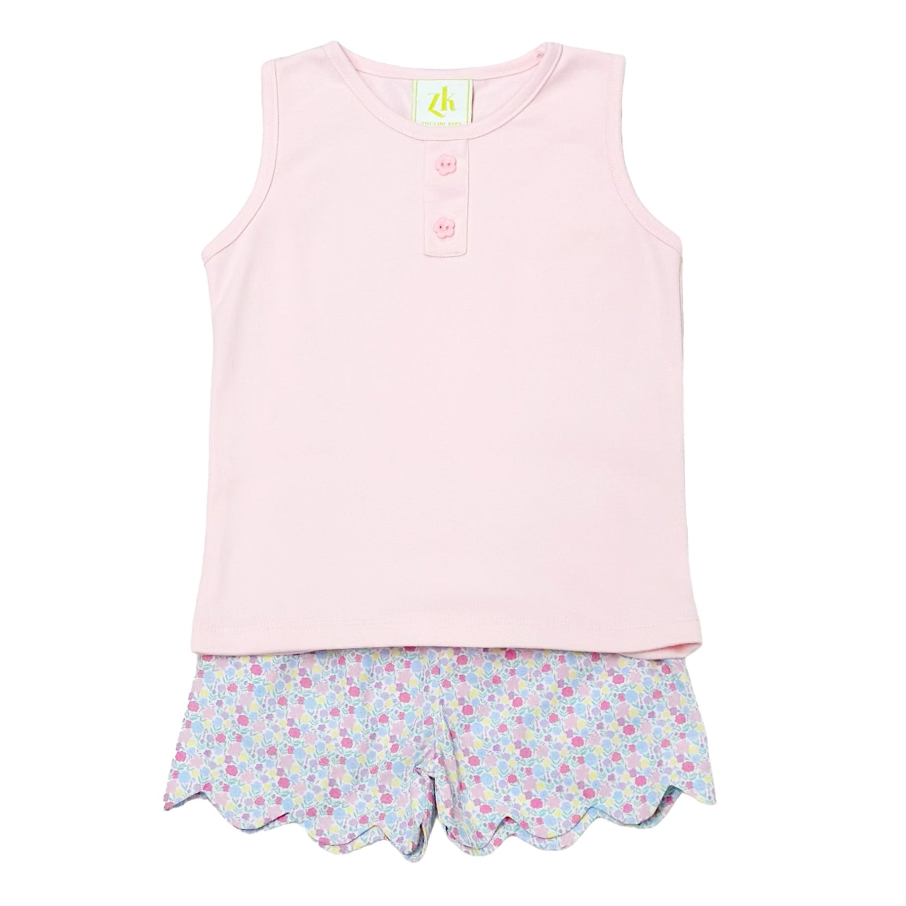 Zuccini Spring Floral Kendall Short Set