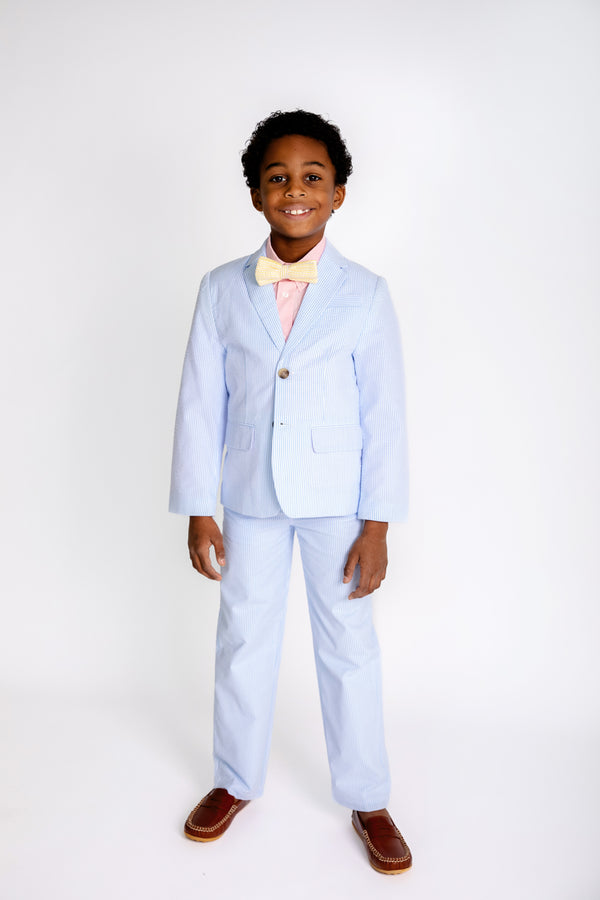 Beaufort Bonnet Prep School Pant, Breakers Blue Seersucker