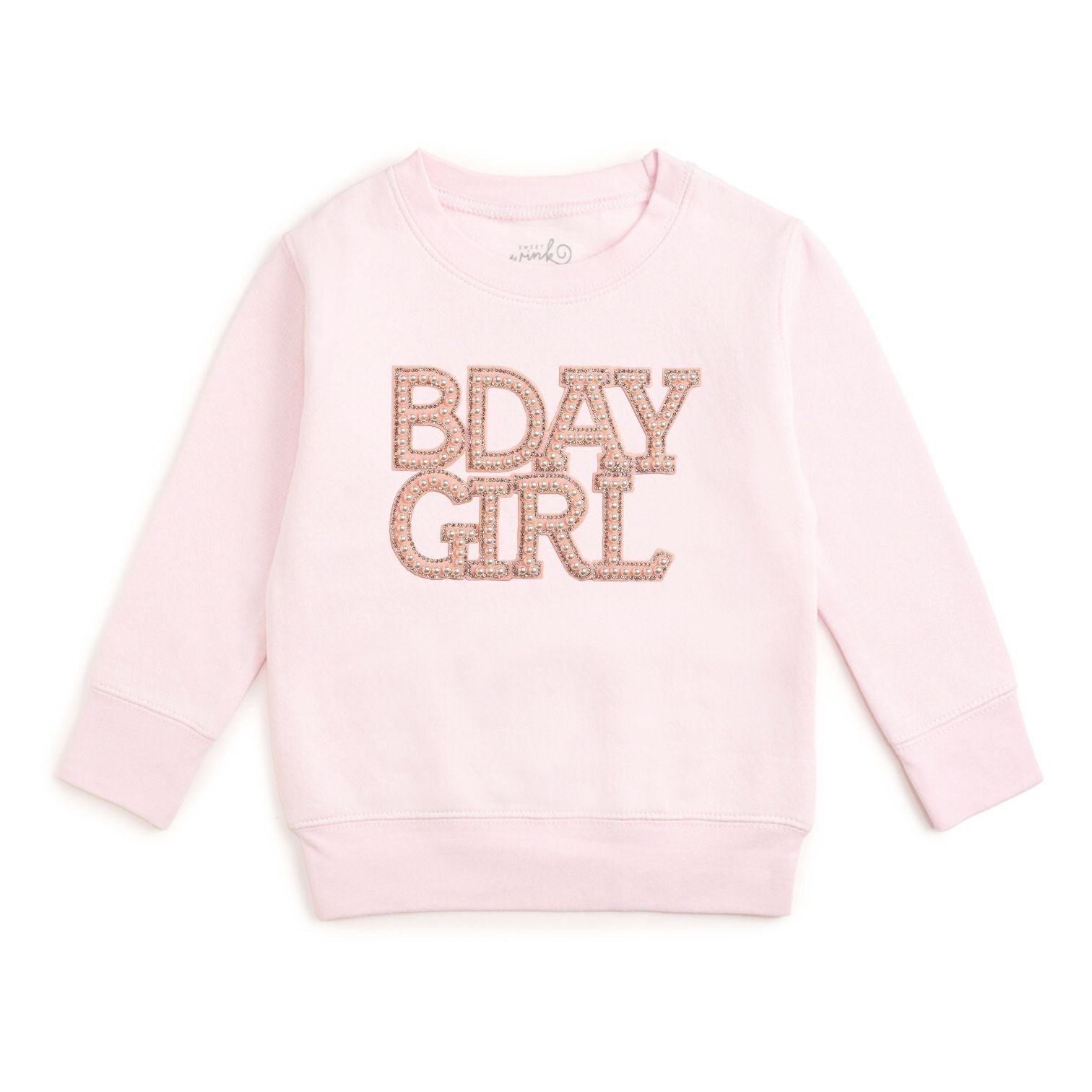 Sweet Wink Pearl BDay Girl Patch Sweatshirt