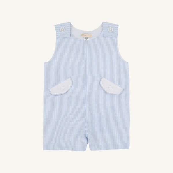 Beaufort Bonnet Prescott Pocket Jon Jon, Breakers Blue Seersucker