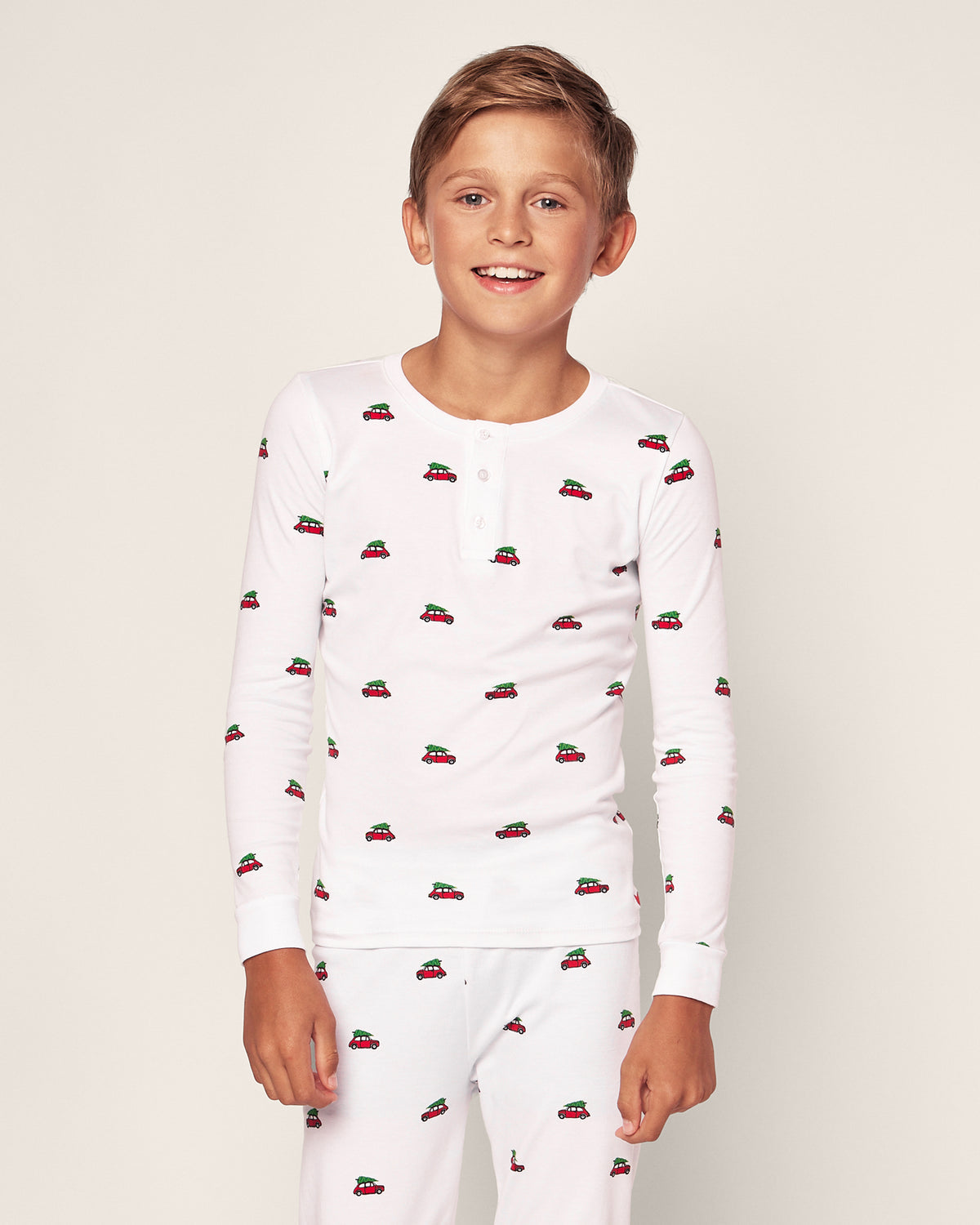 Petite Plume Pima Snug Fit Pajama Set, Holiday Journey