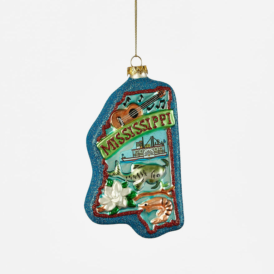 One Hundred 80 Degrees Mississippi Ornament