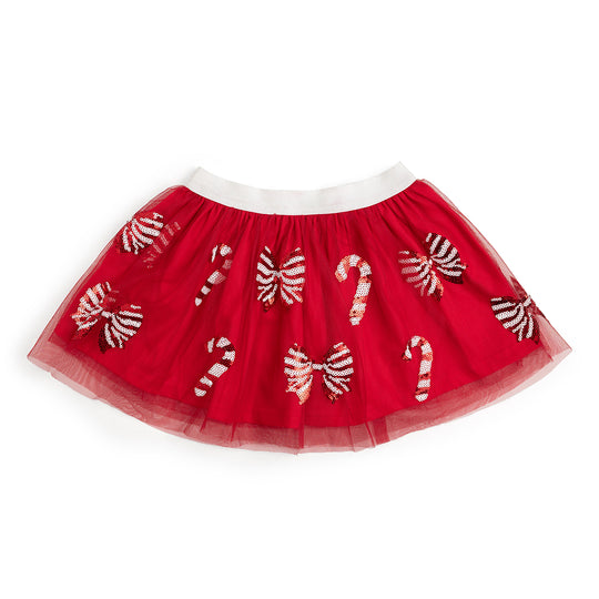 Sweet Wink Candy Cane Coquette Sequin Christmas Tutu