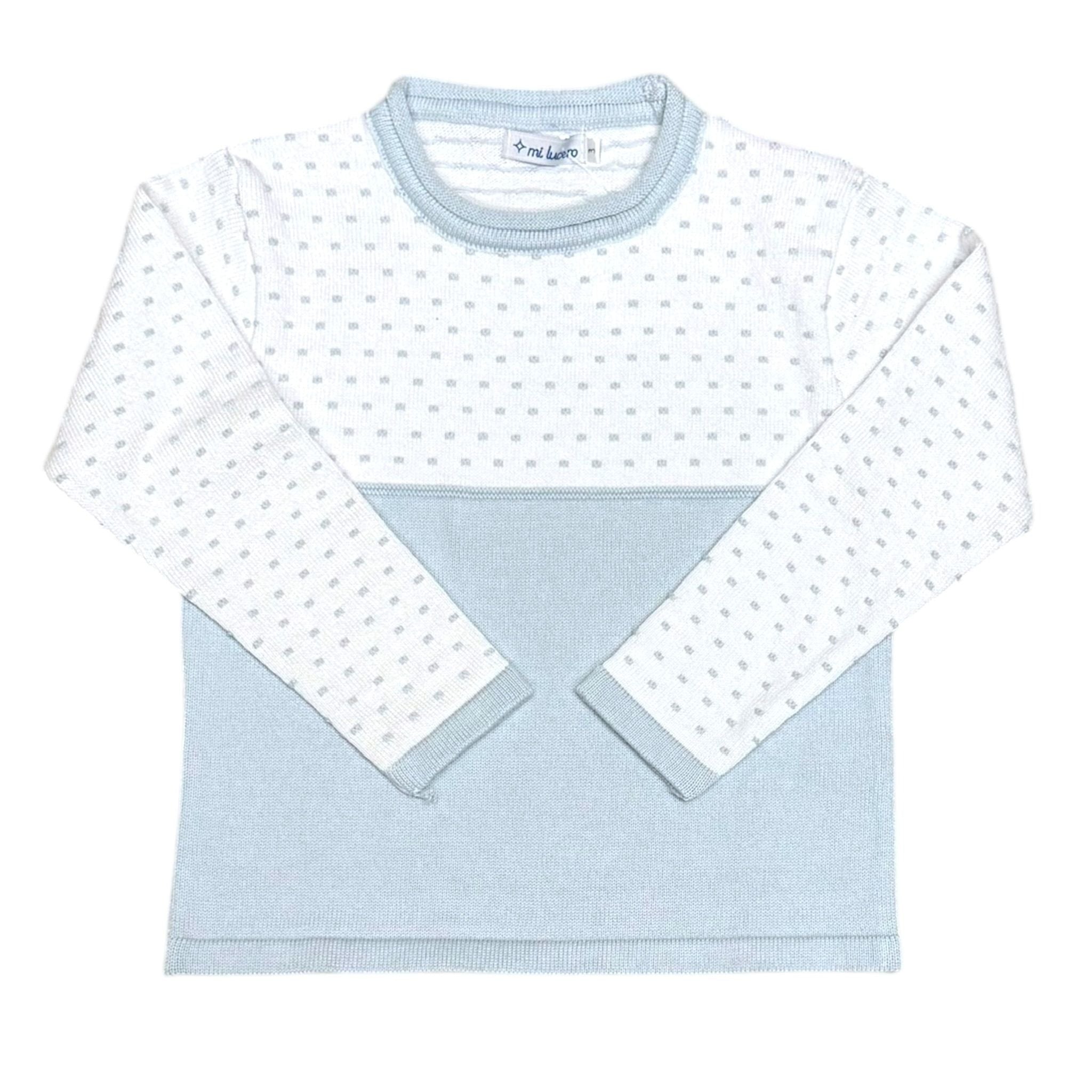 Mi Lucero Dot Block Sweater