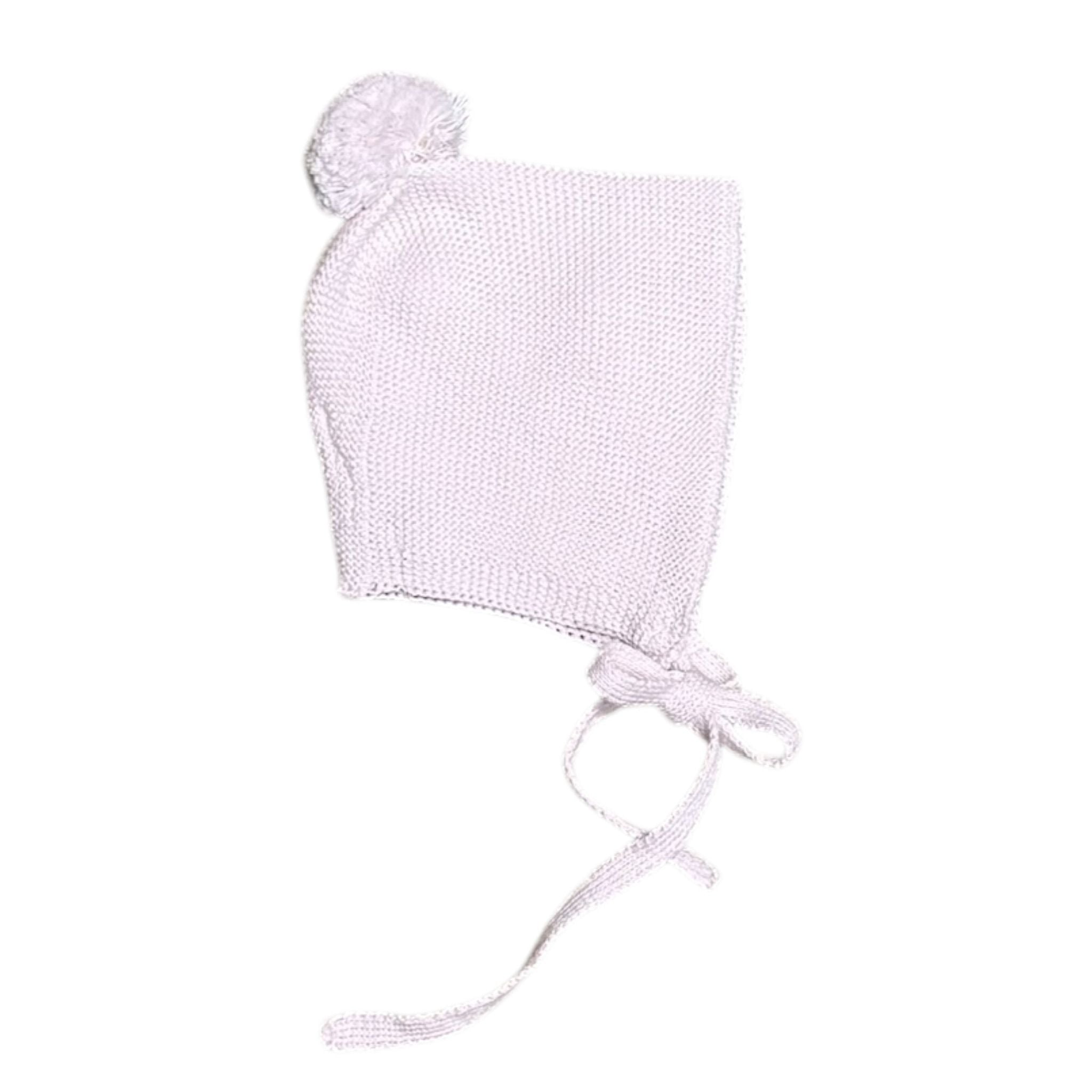 Mi Lucero Pom Bonnet Tie Hat, Pink