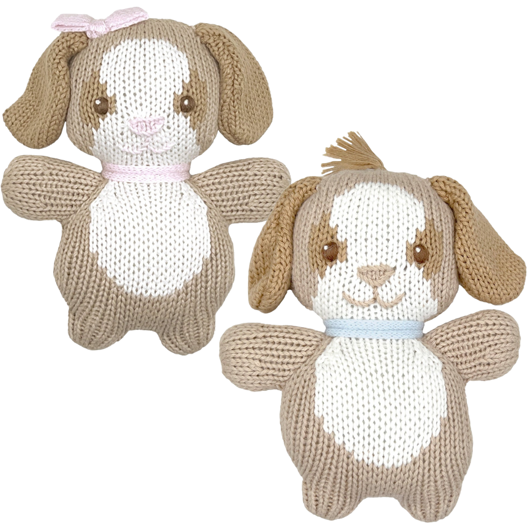 Zubels Puppy Dog Knit Zubaby Doll
