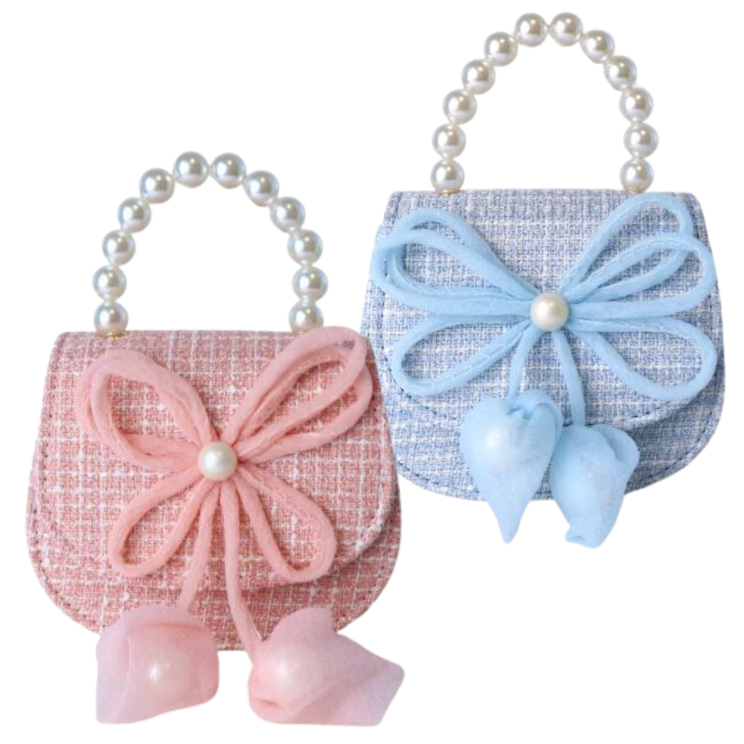 Doe A Dear Bowtie Tweed Purse