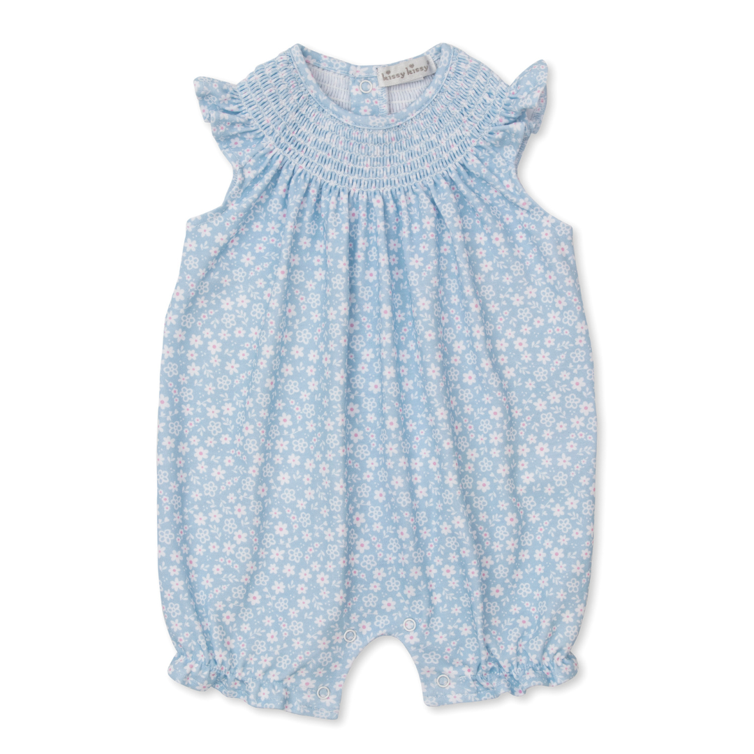 Kissy Kissy Fall in Bloom Sleeveless Playsuit with Smocking