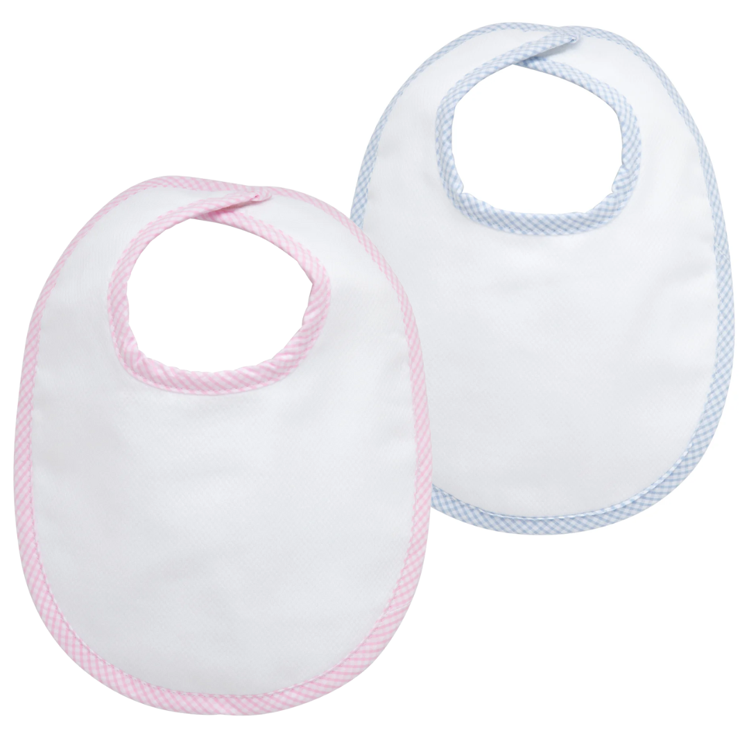 3 Martha's Small Check Basic Bib