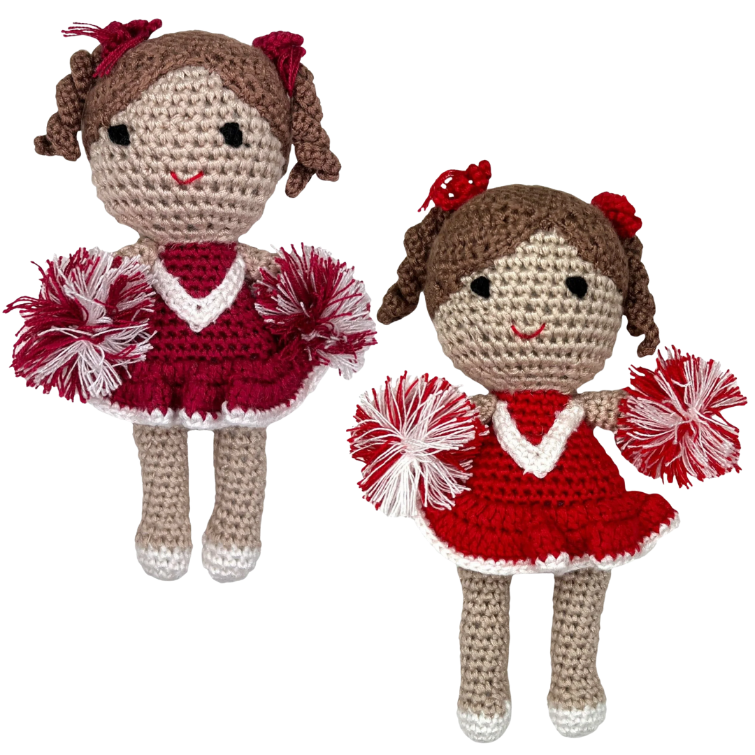 Zubels Cheerleader Knit Small Rattle