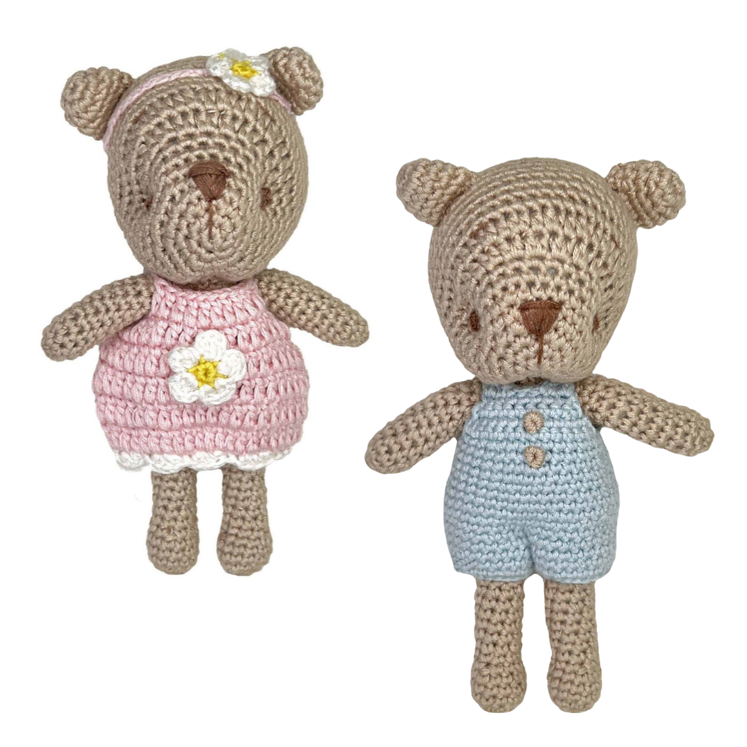 Zubels Crochet Bear Rattle