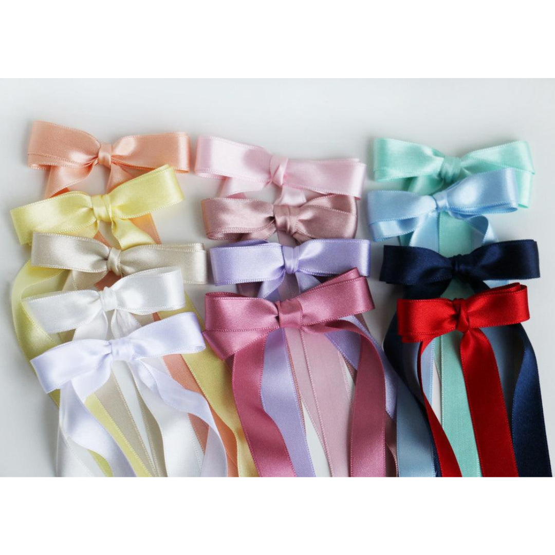 Eva's House Satin Long Tail Bow