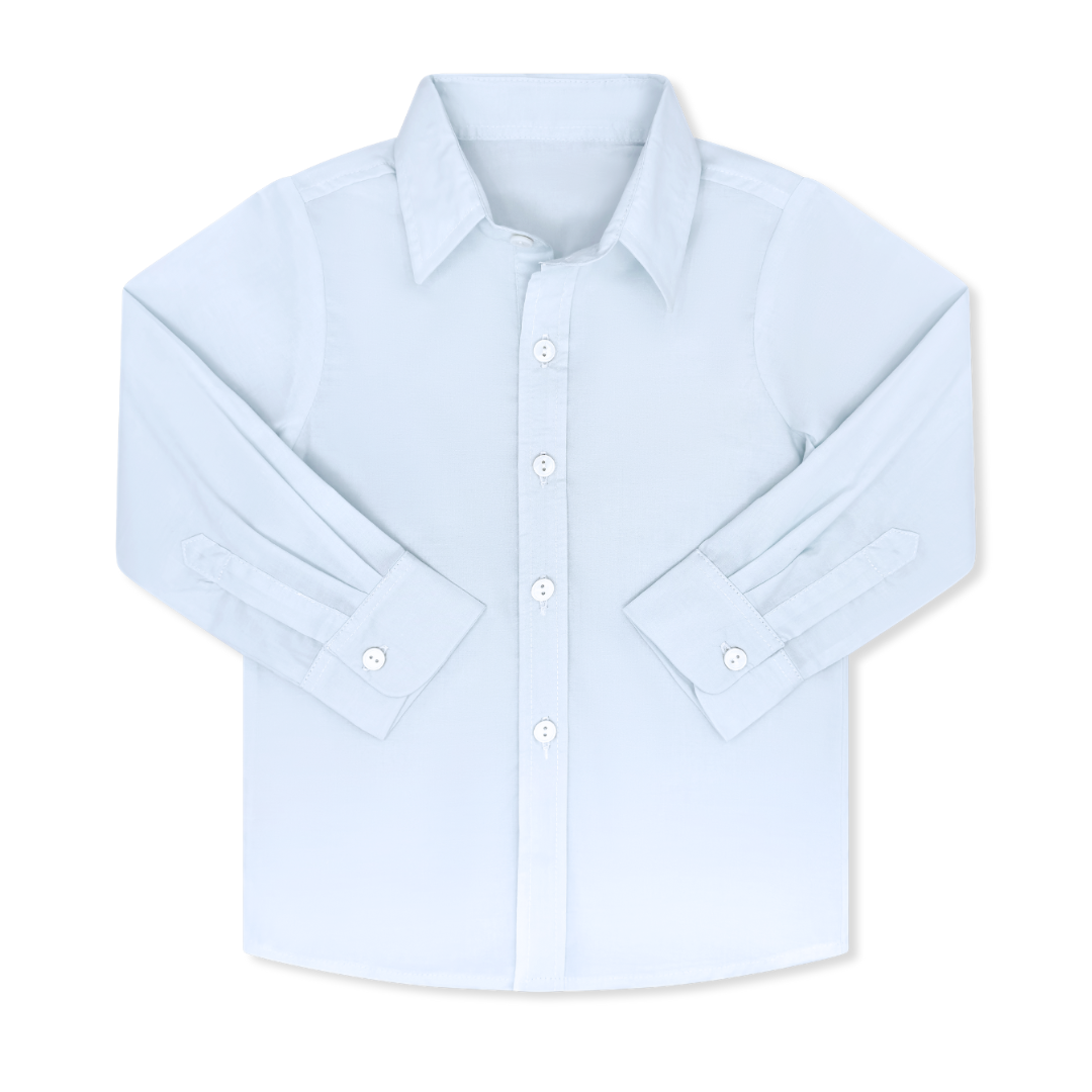 Lullaby Set Brees Button Down, Blessings Blue