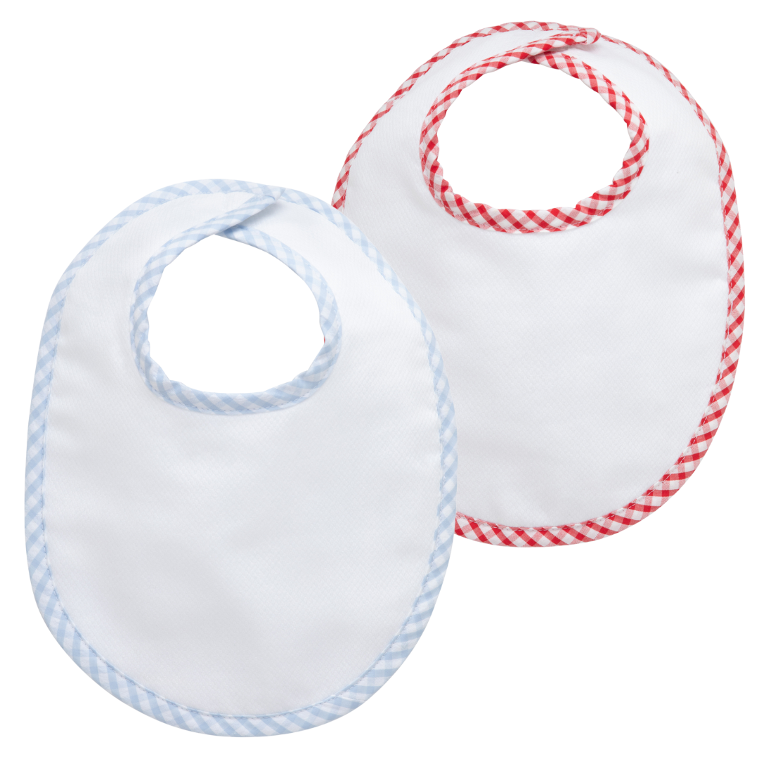 3 Martha's Big Check Basic Bib