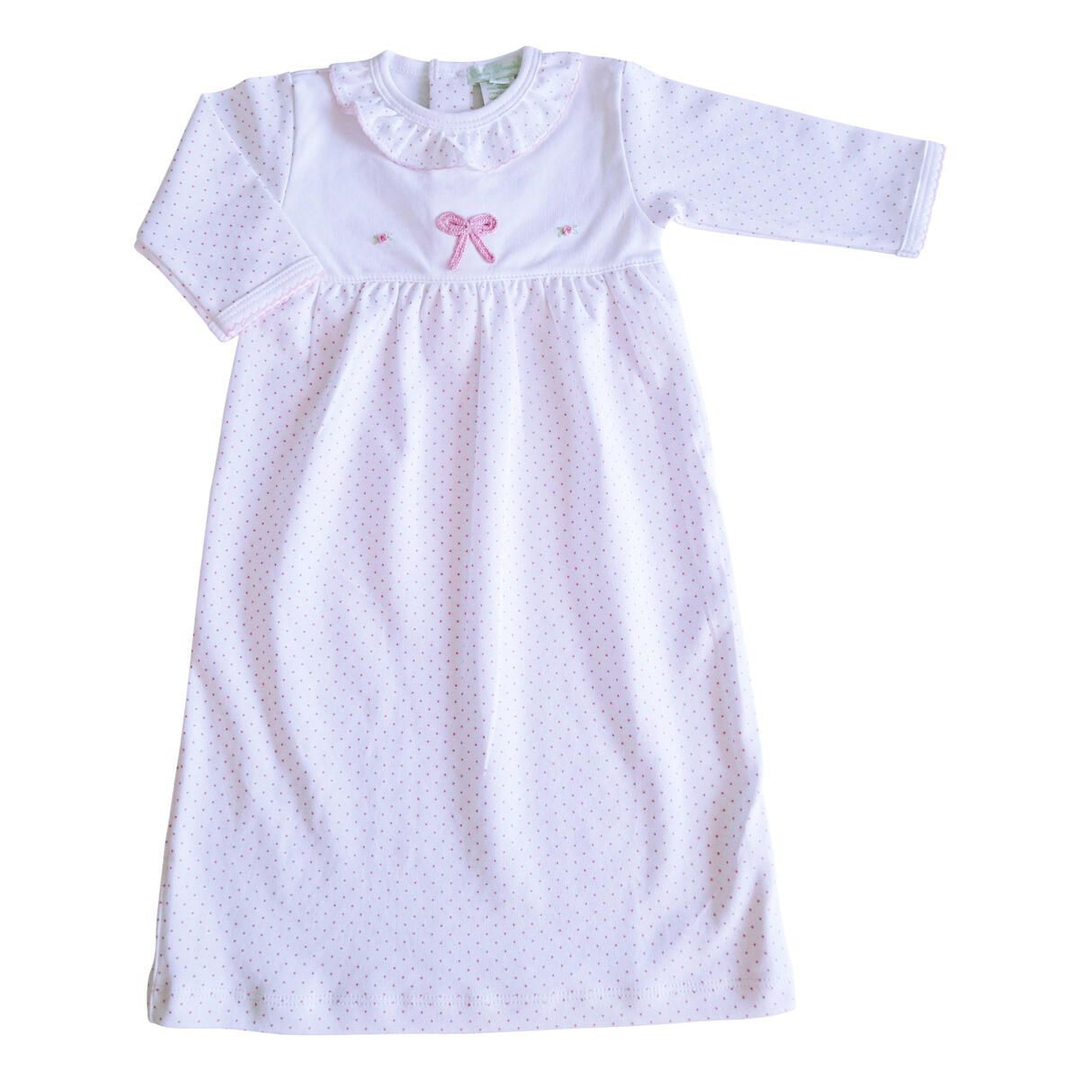 Baby Threads Bows Crochet Daygown