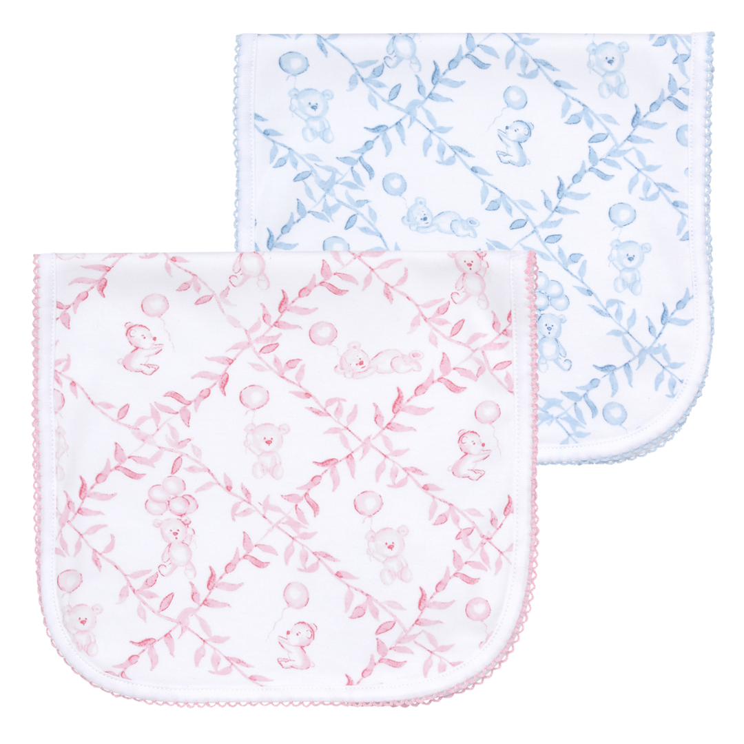 Nella Pima Bears Trellace Burp Cloth
