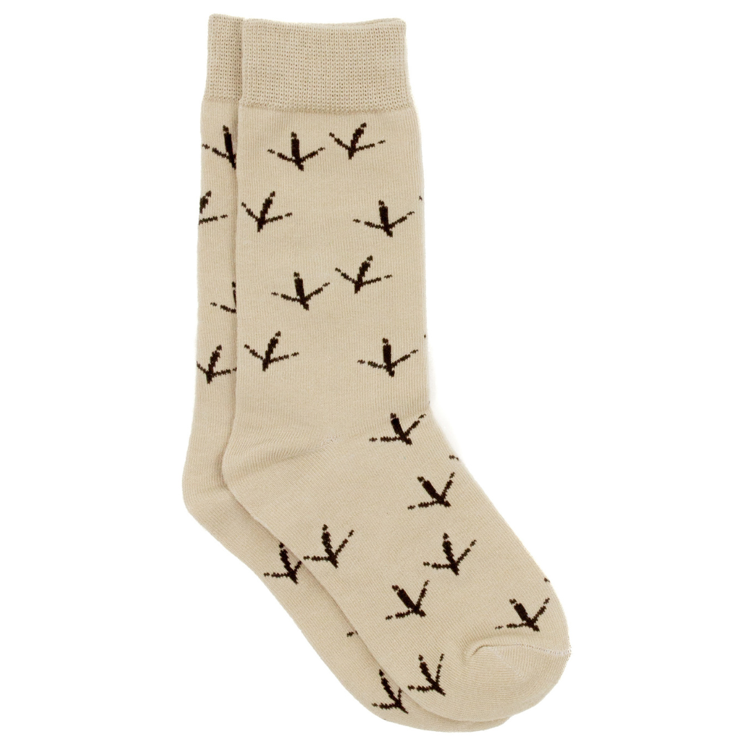 Properly Tied Lucky Duck Socks, Turkey Tracks