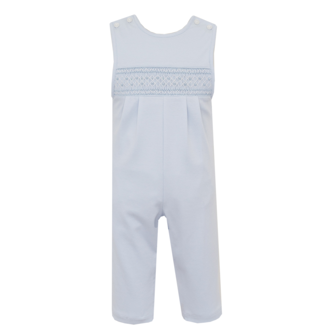 Petit Bebe Marcos Light Blue Knit Long Jon Jon
