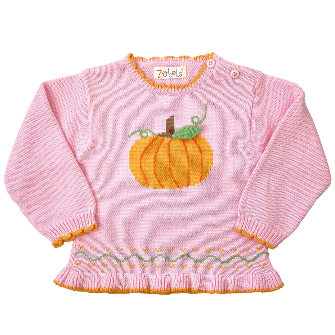 Zubels Pink Pumpkin Sweater