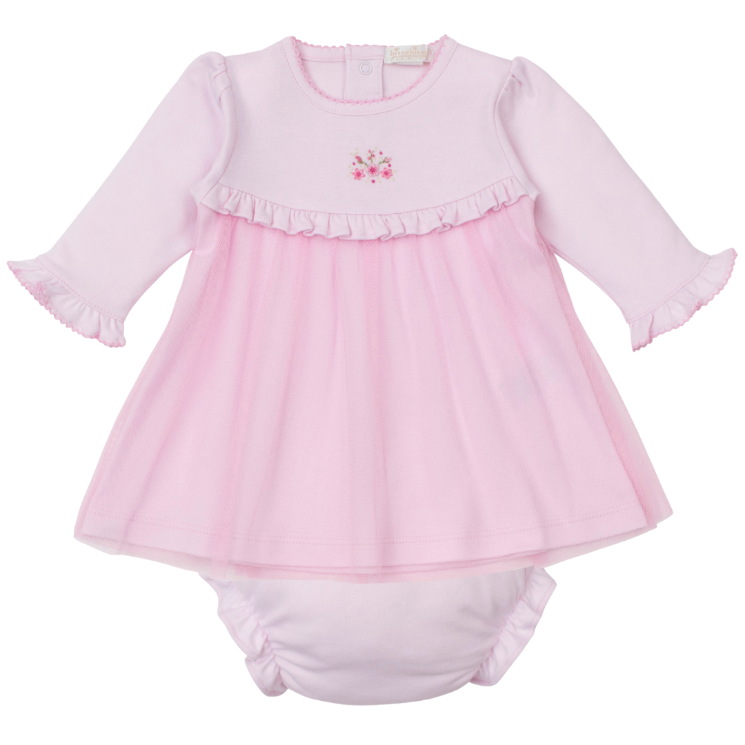 Kissy Kissy SCE Rose Blooms Dress Set with Hand Embroidery