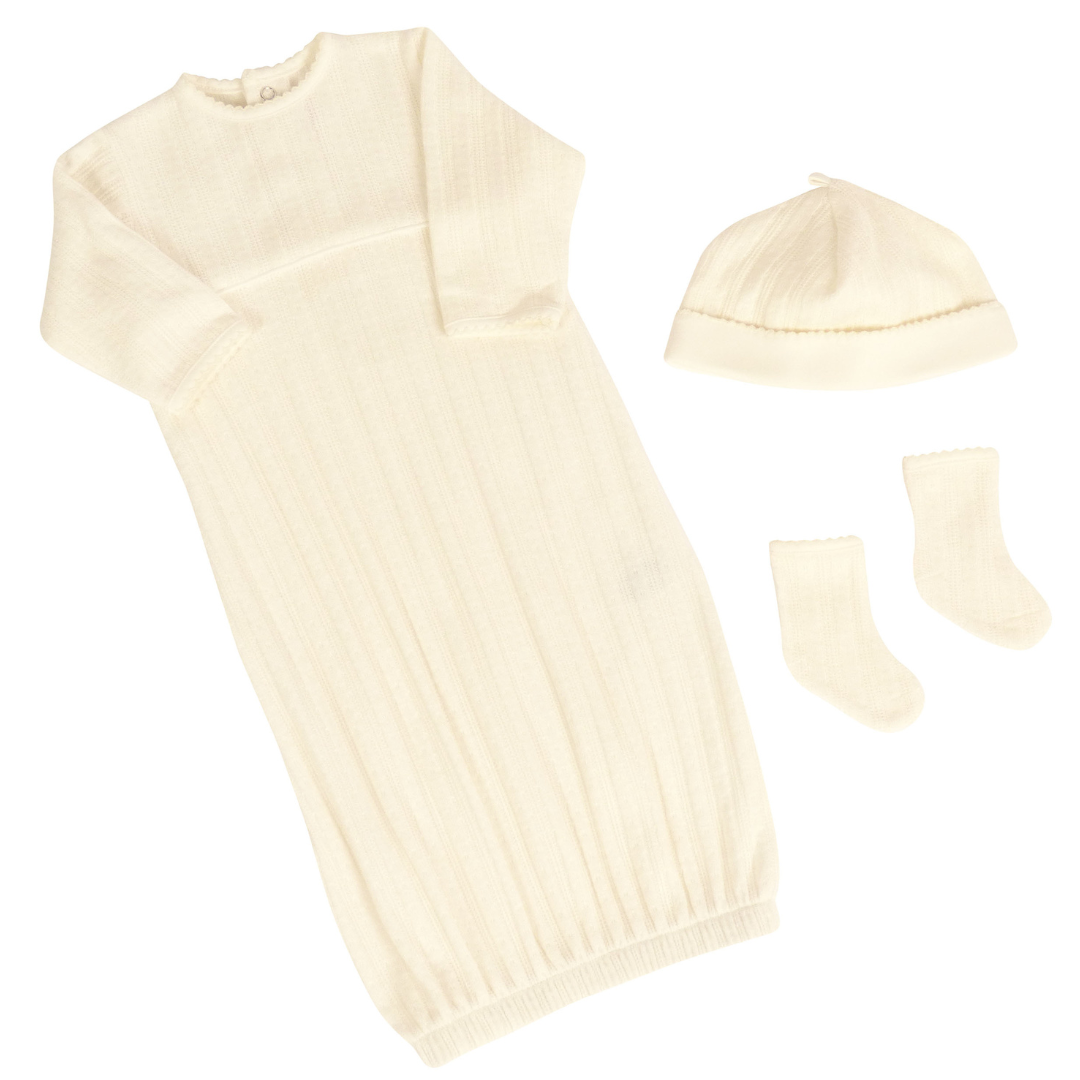 Yellow Lamb Amory Gift Set, Cream