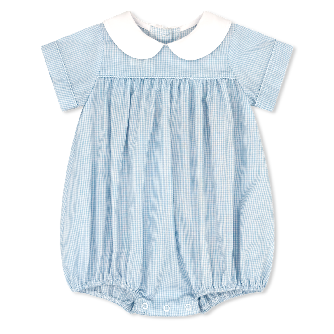 Lullaby Set Covington Bubble, Baker Blue Minigingham