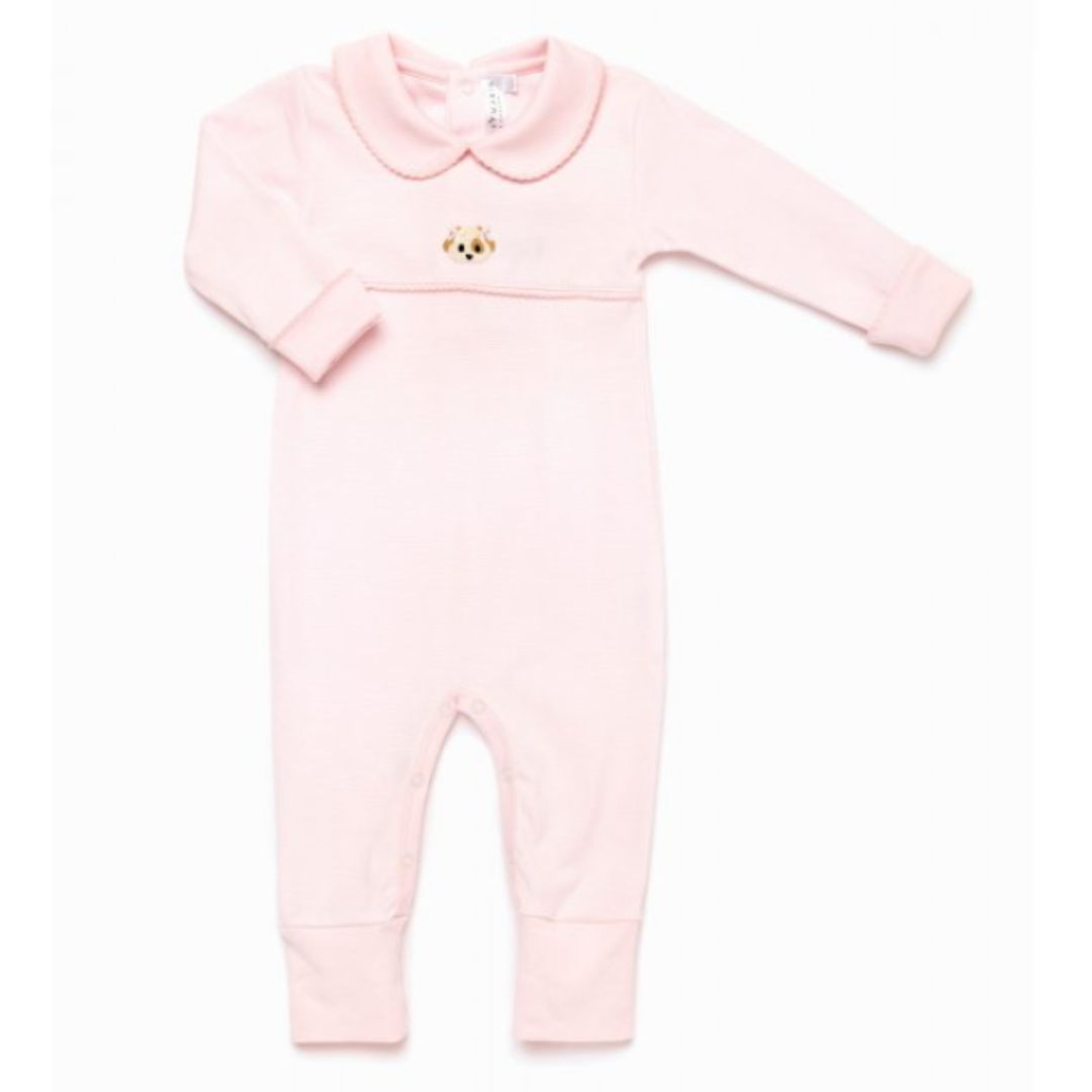 Milly Marie Spotted Girl Puppy Pima Playsuit