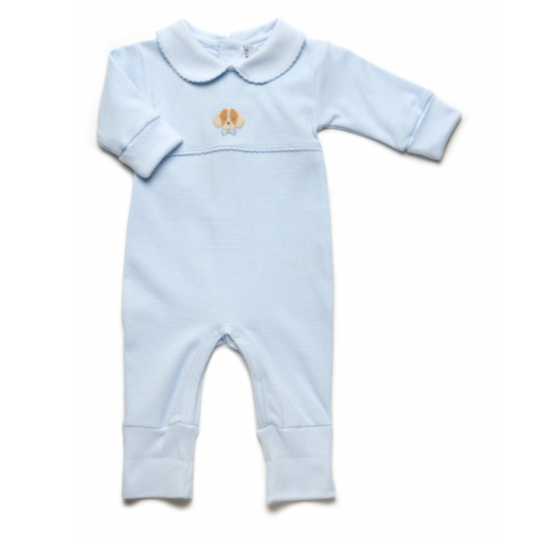 Milly Marie Spotted Boy Puppy Pima Playsuit